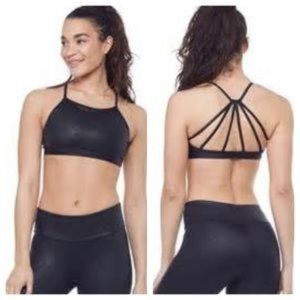 Onzie Triangle Crocodile Print Strappy Bra Top